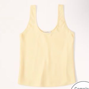 ABERCROMBIE SATIN SCOOPNECK CAMI